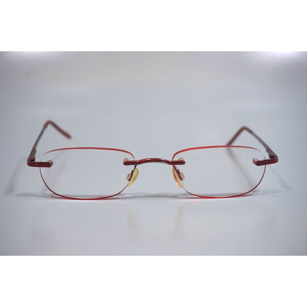 Insight Ruby EdgeGlow Reading Glasses +2.00 Strength Red Frameless Readers